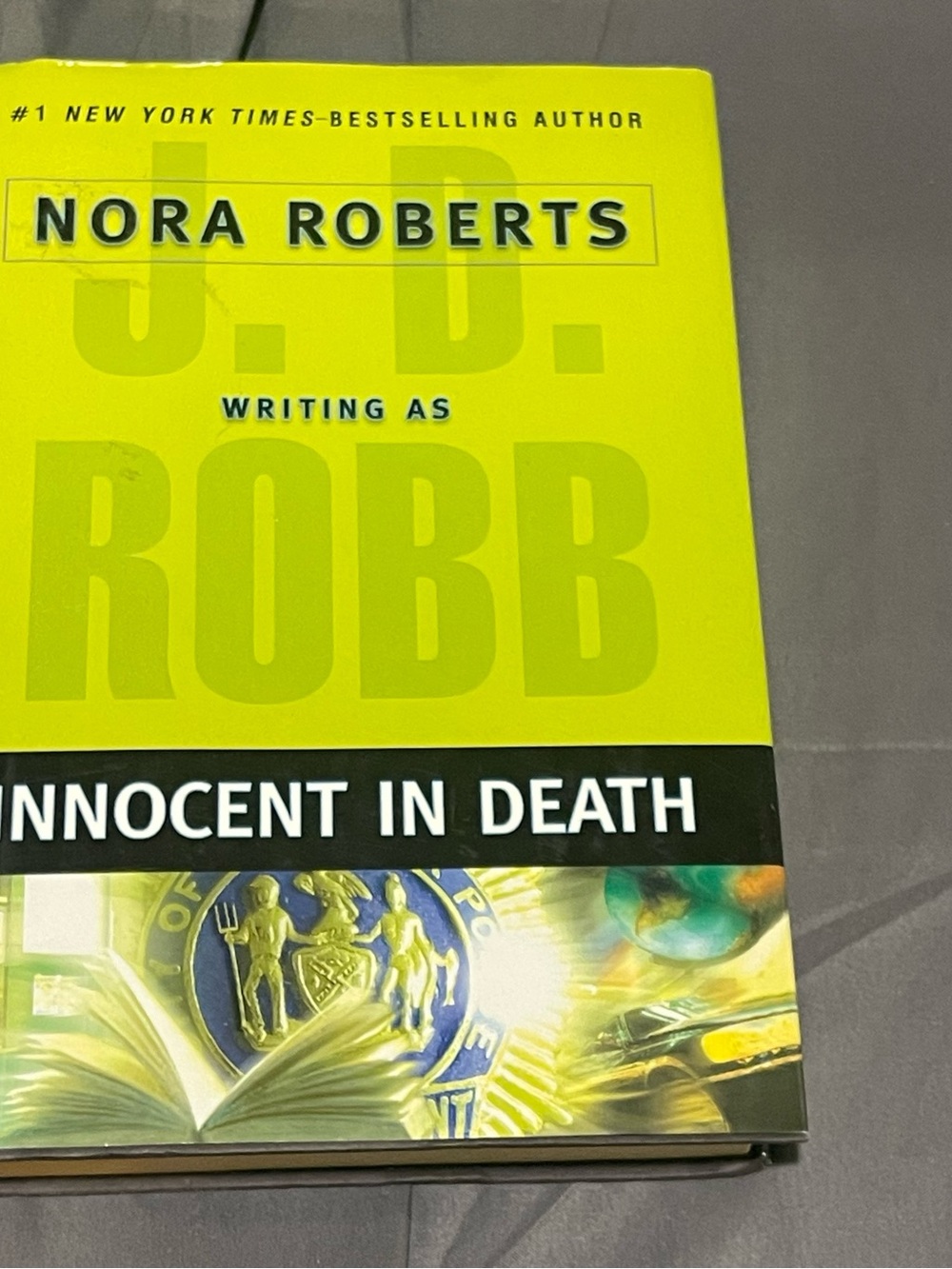 Nora Roberts (as J.D. Robb) Lime Green Hardcover — Elegant Decorative Edition